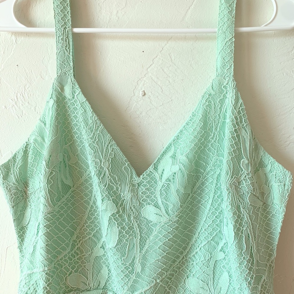 Mint color Lulus dress!